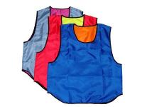 Манишка двухсторонняя сетка р.46/48,  красный/синий