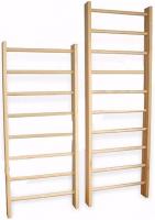 Гимнастическая стенка деревянная, 2200х800х150 мм