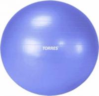 Мяч гимнастический Torres AL100165, ПВХ, диаметр 65 см, синий
