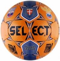 Футзальный мяч профессиональный "Select Super League ORANGE FIFA" 850708-376, размер 4