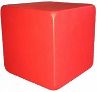 Деревянный куб, 150 мм, окрашеный/лак ребро