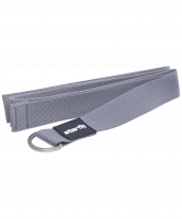 Ремень для йоги YB-101, 200 см, серый