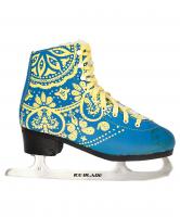 Коньки фигурные Snow Queen синт. кожа с мехом