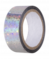 Скотч-лента для художественной гимнастики AGS-301 20 мм*15 м, серебряный