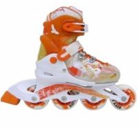 Коньки роликовые раздвижные Body Sculpture PW-116, размер 26-29