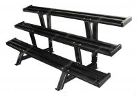 Стеллаж для профессиональных гантелей трехрядный ProfiGym