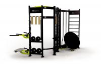 Комплекс из 2х модулей: зоны растяжки и зоны реакции AeroFit Crossfit X-Mini