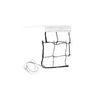 Сетка бадминтонная зеленая (р-р 1,05х12,6) капрон, с тросом