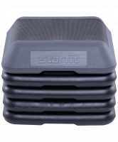 Степ-платформа SP-401 40х40х30 см, 5-уровневая, квадратная, с обрезиненным покрытием