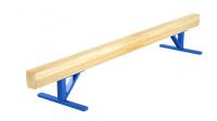 Бревно гимнастическое низкое 1,2 м на металлических опорах