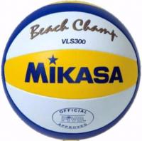 Мяч для пляжного волейбола профессиональный Mikasa VLS300 Beach Champ, размер 5