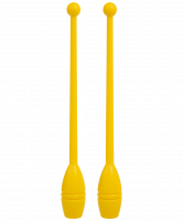 Булавы для художественной гимнастики AC-01, 35 см, желтый