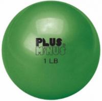 Мяч для фитнеса Plus-Minus EG1792 0.9 кг, резина, диаметр 11 см, зеленый
