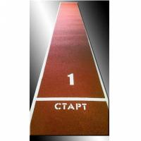 Дорожка для разбега резиновая, 10*1,25 м, толщина 4,5 мм