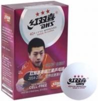 Мяч для настольного тенниса DHS 3*** CF40A, 6 штук