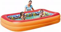 Прозрачный надувной бассейн BestWay 3D 54114B, 262х175х51 см