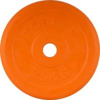 Диск обрезиненный Torres PL50392, d=25 мм, 2.5 кг