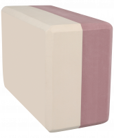 Блок для йоги YB-201 EVA, 22,8х15,2х10 см, 350 гр, пыльная роза