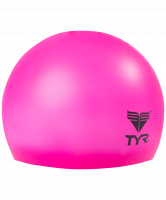 Шапочка для плавания Wrinkle Free Junior Silicone Cap, силикон, LCSJR/693, розовый