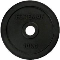 Диск обрезиненный Foreman FM\RUBO-10KG, черный