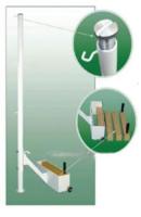 Стойка для бадминтона, мобильная