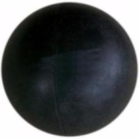 Мяч для метания, диаметр 6 см, резина, черный