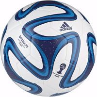 Футбольный мяч любительский "Adidas WC2014 Brazuca Glider" G73633, размер 4