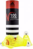 Воланы для бадминтона Adidas N100 Court-Slow, 6 штук