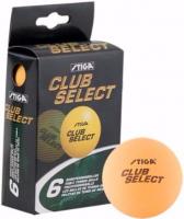 Мяч для настольного тенниса Stiga Club Select 5125-06, 6 штук