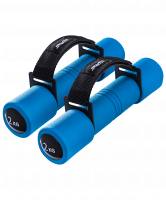 Гантель неопреновая DB-203 2 кг, синяя