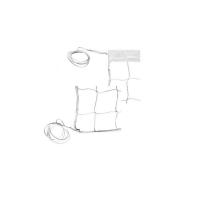 Сетка волейбольная Ø=1,8мм, белая, обшитая капроном с 1-й стороны