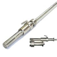 Гриф Barbell MB-BarM50-2200L, замок стопорный, L= 220 см, d=50 мм