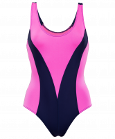 Купальник для плавания SC-2118, совместный со вставками, темно-синий (44-50)