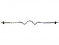 Гриф для штанги Z-образный, хромированный, замок-гайка, d=31 мм