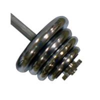 Диск литой штанги тренировочной массой 15 кг, с отверстием 50 мм