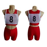 Манишка односторонняя, подкладочная ткань, нумерованная