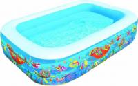 Бассейн семейный прямоугольный BestWay Подводный мир 54120, 229х152х56 см