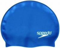 Шапочка для плавания Speedo Plain Flat SilIcone Cap Jr 8-709931959-615, синий, силикон