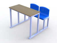 Стол судейский с сиденьями,  1150 х 700 х 1100 На 4 персоны