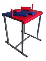 Стол для армрестлинга с сиденьями, на обе руки неразборный