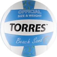 Волейбольный мяч любительский "Torres Beach Sand Blue" V30095B, размер 5