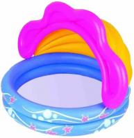 Надувной бассейн с навесом BestWay 51098, 142х86 см