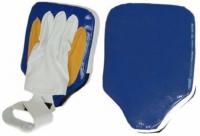 Боксерская лапа "Череп" (искусственная кожа, тент)