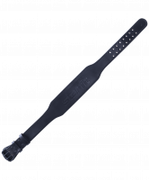 Пояс атлетический SU-320 4 дюйма, натуральная кожа, черный