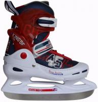 Коньки ледовые раздвижные Action PW-214, размер 30-33
