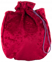 Чехол для мяча для художественной гимнастики, бархат, красный