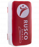 Макивара, 2 ручки, кожзам, красно-белый