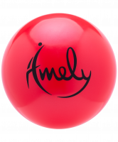 Мяч для художественной гимнастики AGB-201 15 см, красный