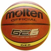 Баскетбольный мяч тренировочный "Molten BGE6", размер 6