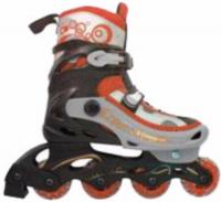 Коньки роликовые раздвижные Action PW-220, размер 31-34